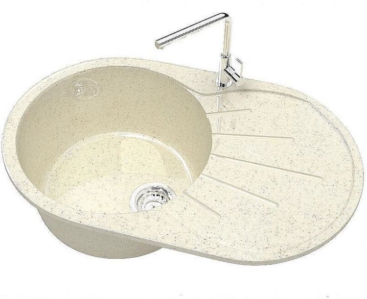 Кухонная мойка Bergg Z110 B110Q002 Бежевая