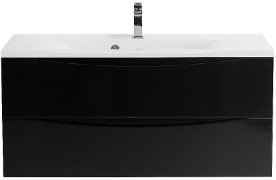 Тумба под раковину BelBagno Marino 110 MARINO-1100-2C-SO-NL-P подвесная Nero Lucido