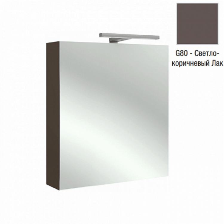Зеркальный шкаф Jacob Delafon 60 см EB795GRU-G80 левый, светло-коричневый