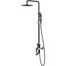 Душевая система Rose R13H R1336H Черная матовая