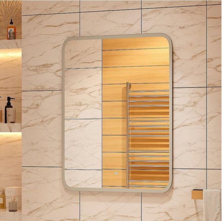 Зеркало Континент Glamour 700х1000 ЗЛП277 с подсветкой с сенсорным выключателем