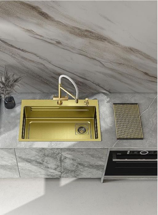 Кухонная мойка Raglo 72 R702.7246.03 Золото матовое