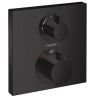 Hansgrohe Ecostat Square Термостат для душа, 2 источника, внешняя часть, цвет: черный матовый
