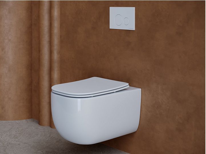 Подвесной унитаз CERAMICANOVA NOEL Rimless CN3013