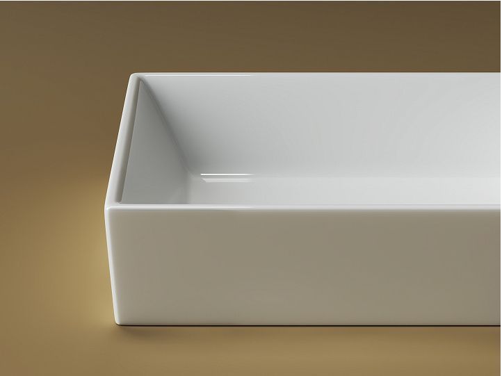 Умывальник CERAMICANOVA Element чаша накладная прямоугольная CN5013 Умывальник CERAMICANOVA Element чаша накладная прямоугольная CN5013