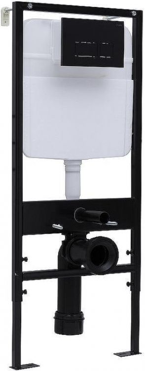 Клавиша смыва Logan Space 297680 Черная матовая