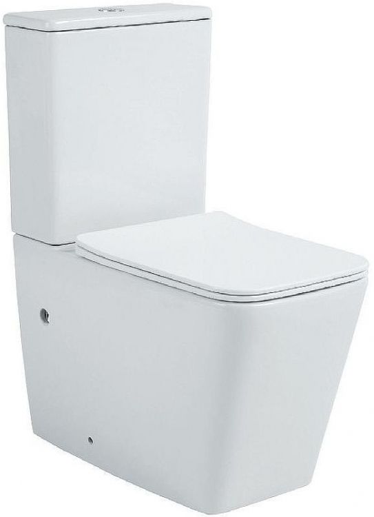 Унитаз компакт Aquatek Либра New AQ1263N-00 Белый с бачком и сиденьем Микролифт