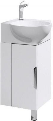 Тумба под раковину Aqwella Рио 45 Rio.01.04 угловая Белая