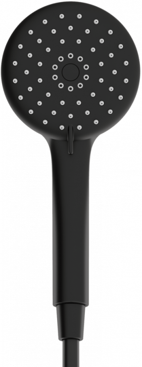 Душевая лейка SANCOS Lotus, диаметр 115 мм, 3 режима, цвет черный матовый, SC6003MB