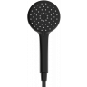 Душевая лейка SANCOS Lotus, диаметр 115 мм, 3 режима, цвет черный матовый, SC6003MB