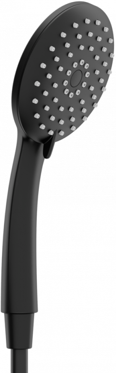 Душевая лейка SANCOS Lotus, диаметр 115 мм, 3 режима, цвет черный матовый, SC6003MB