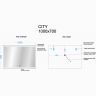 Зеркало SANCOS с подсветкой City 1000х700 мм, CI1000