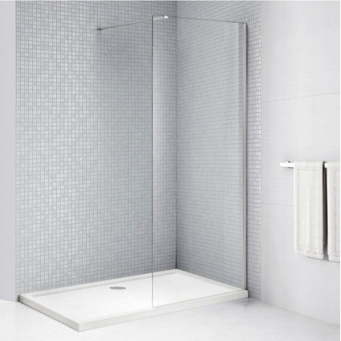 Душевая перегородка Cezares Liberta L-1 85 профиль Хром стекло прозрачное