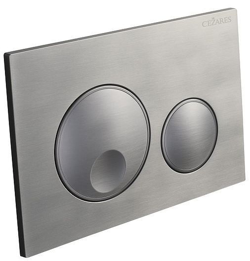 Клавиша смыва Cezares Relax RELAX-BTN-GM цвет Оружейная сталь