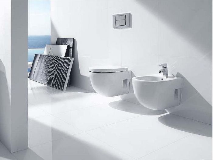 Комплект унитаза с инсталляцией Roca Meridian 7893104110 с сиденьем Микролифт и клавишей смыва Хром