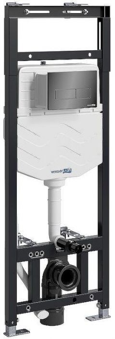 Инсталляция WasserKRAFT Alme 15TLT.010.ME.PB03 для унитаза с клавишей смыва Черный глянец