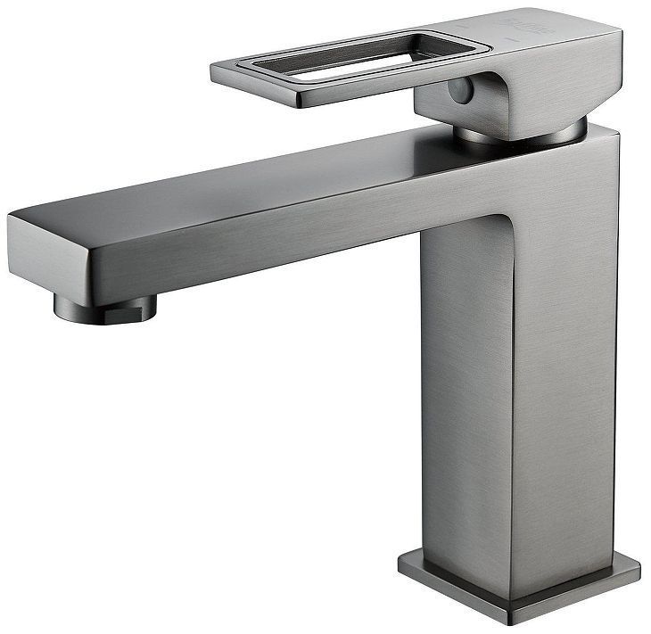 Смеситель для раковины Raffine F0196T цвет Оружейная сталь