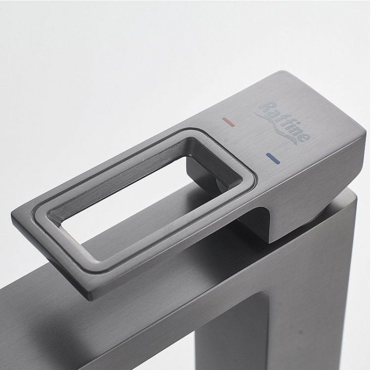 Смеситель для раковины Raffine F0196T цвет Оружейная сталь