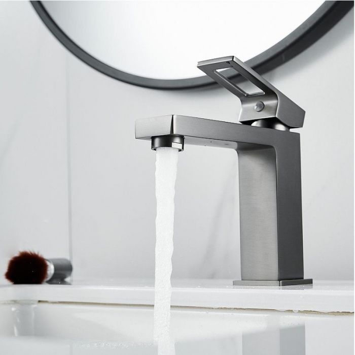 Смеситель для раковины Raffine F0196T цвет Оружейная сталь