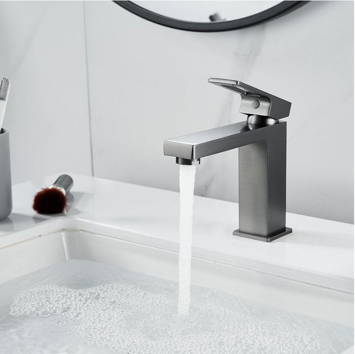 Смеситель для раковины Raffine F0196T цвет Оружейная сталь