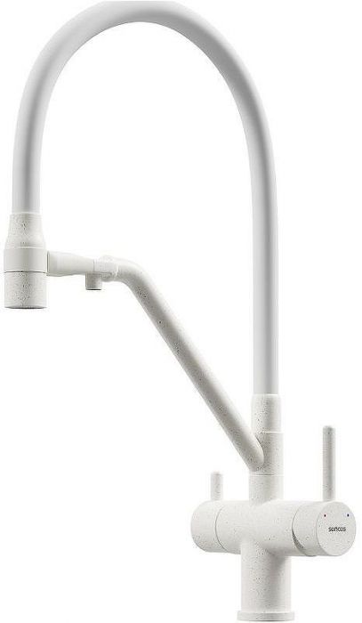 Смеситель для кухни Sancos Dora SC4003MW Белый матовый Белый