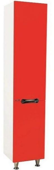 Шкаф пенал Bellezza Лагуна 35 R 4622107081032 R Красный Белый