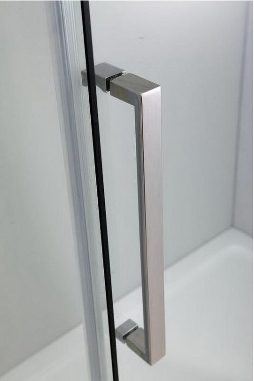 Душевой уголок Black&White Stellar Wind S305 100х100 3051010 профиль Серебристый хром стекло прозрачное Душевой уголок Black&White Stellar Wind S305 100х100 3051010 профиль Серебристый хром стекло прозрачное