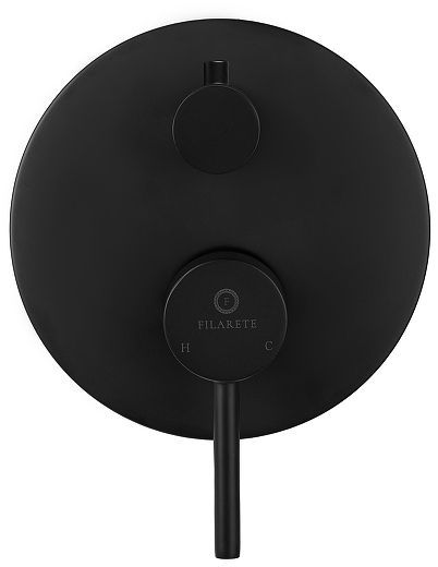 Душевая система FILARETE Roun FL1026BL цвет Черный матовый