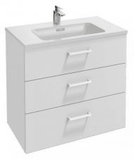 Тумба под раковину 80 см Jacob Delafon Vox EB2098-R1-G1C белый блестящий лак