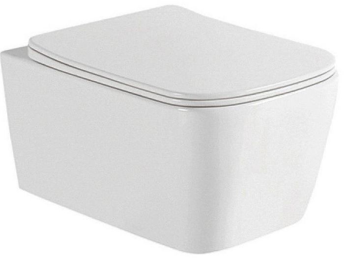 Комплект унитаза WellWant Tesoro WWU01111W с инсталляцией Berges Novum L5 040215 с сиденьем Микролифт и Черной матовой клавишей смыва