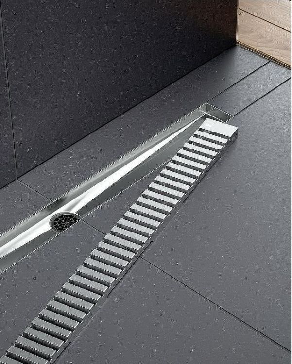 Душевой лоток Timo Drain System 80 DS230108/01 с решеткой Сатин