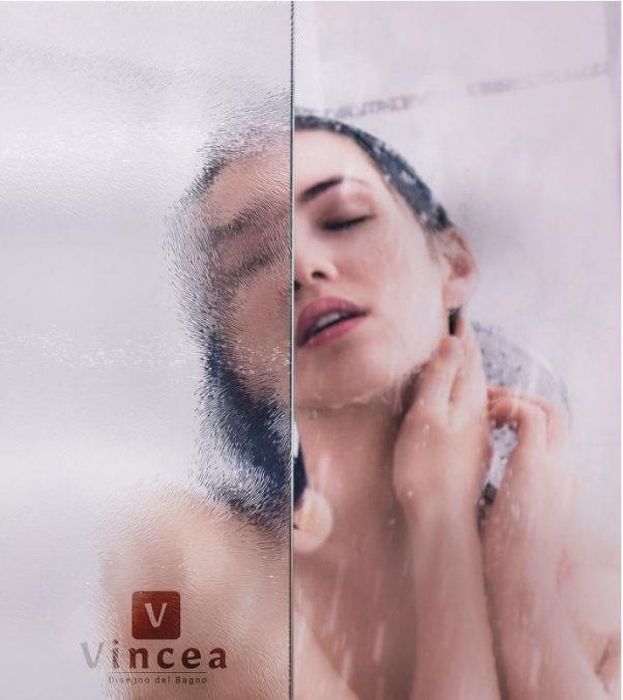 Душевой уголок Vincea Garda VSS-1G9010CH 100х90 профиль Хром стекло шиншилла