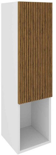 Шкаф пенал ЗОВ Кито 27 KPBT подвесной цвет Белый Тростник