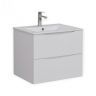 Тумба под раковину Bond Cube 60 T01600 подвесная цвет Белый глянцевый