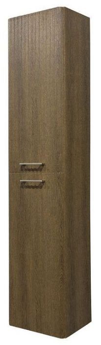 Шкаф пенал Comforty Ангара 35 00-00019358 подвесной цвет Дуб темно-коричневый