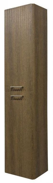 Шкаф пенал Comforty Ангара 35 00-00019358 подвесной цвет Дуб темно-коричневый