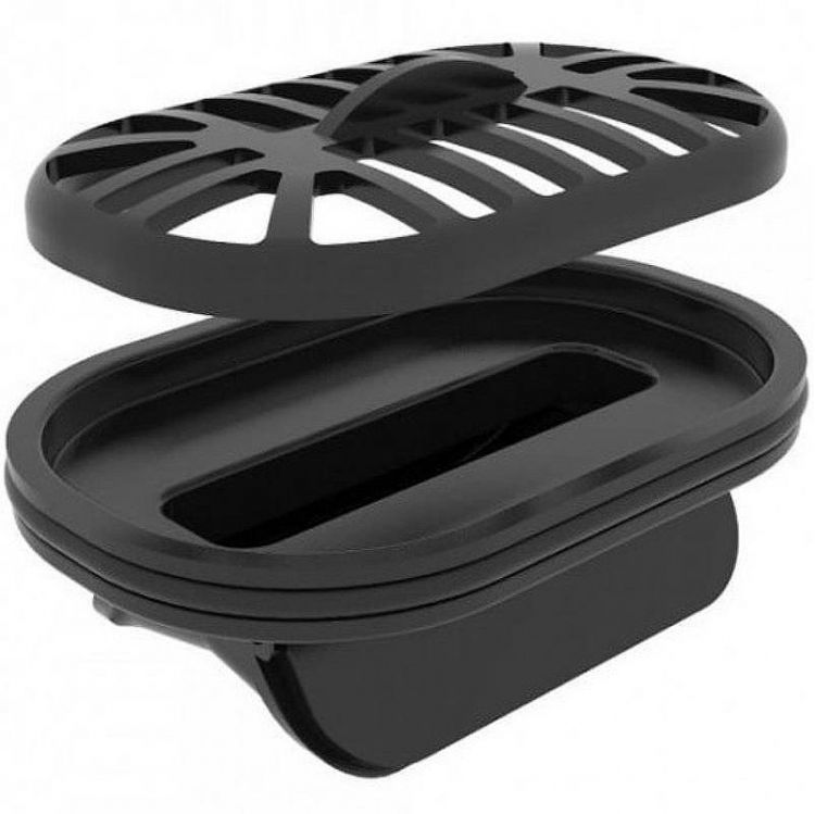 Душевой лоток Bettoserb Net Line 850 13702519 с решеткой Хром матовый с перфорацией / полая под плитку