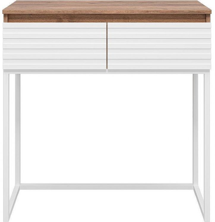 Тумба Brevita Dakota 80 DAK-019080-19-012Я Белая матовая Дуб Галифакс олово