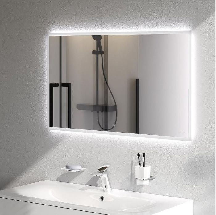 Зеркало AM.PM Spirit v2.0 100 M71AMOX1001SA с подогревом с подсветкой и сенсорным выключателем