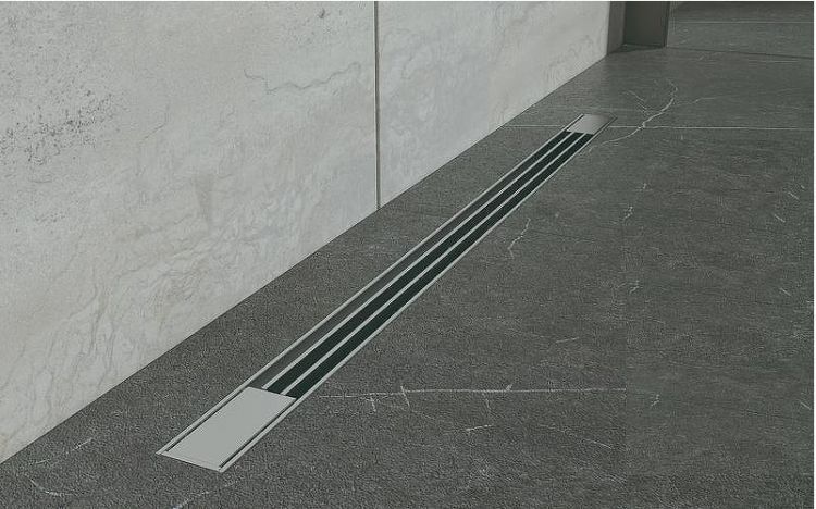 Душевой лоток Bettoserb Advanced Slim 85 13600035 с решеткой Нержавеющая сталь