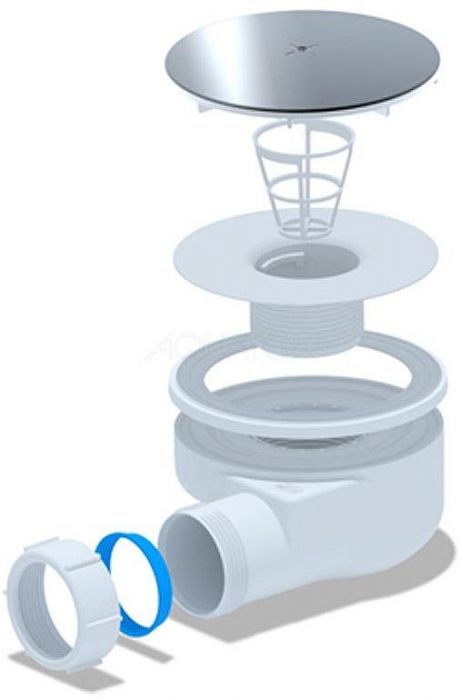 Сифон для душевого поддона Aquaton Калифорния 1A212205XX000 Белый