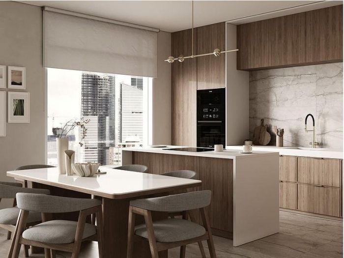 Смеситель для кухни Cersanit Zen 68251 Золото Черный