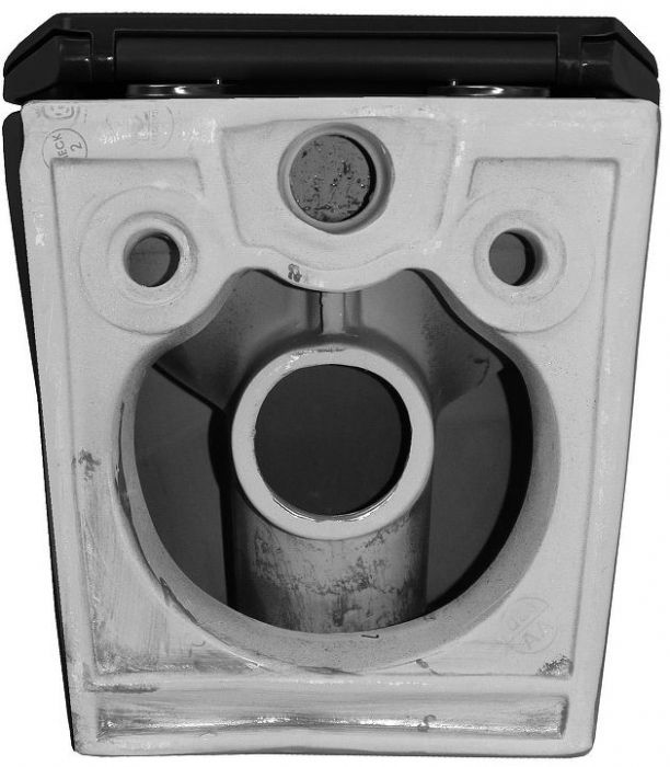 Унитаз Azario Keras matt black AZ-99046B подвесной цвет Черный с сиденьем Микролифт