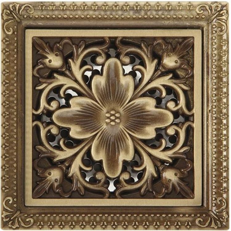 Душевой трап Veragio Canyon VR.CAN-2005.BR с решеткой Бронза