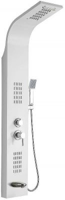 Душевая панель Ceruttispa Virginia W CT9990 с гидромассажем Белая