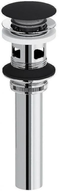 Донный клапан Damixa Option 210610300 click-clack Черный матовый