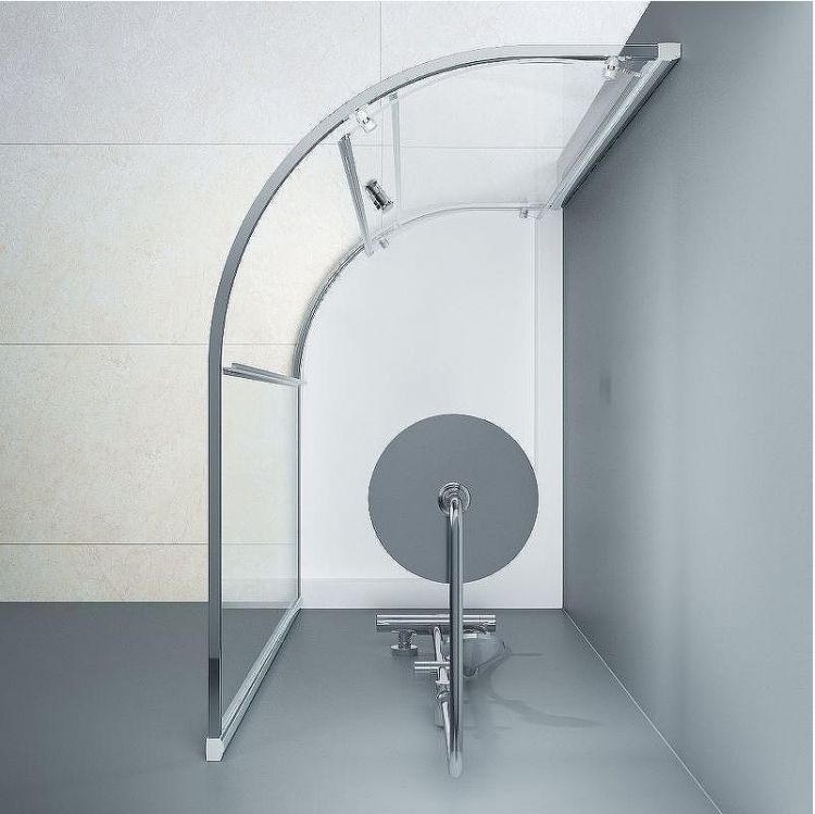 Душевой уголок AM.PM Like Solo Slide 120x80 W83UG-302U120MT профиль Хром матовый стекло прозрачное