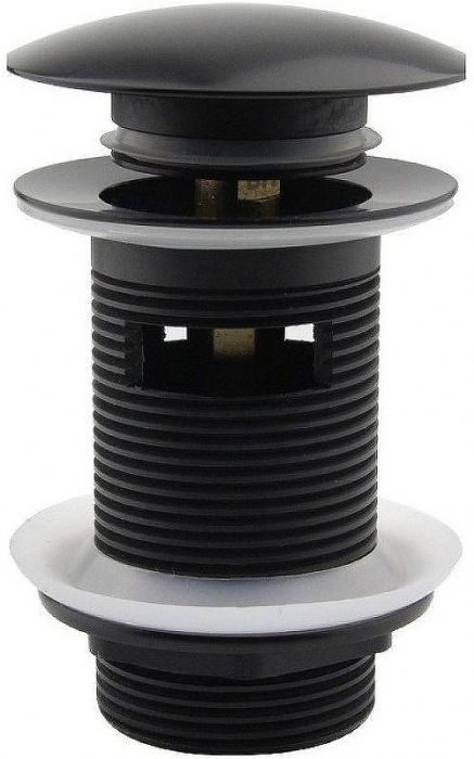 Донный клапан Laguraty X0001 click-clack Черный матовый