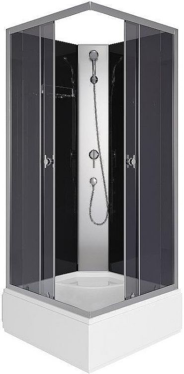 Душевая кабина Niagara Eco 90x90 E90/26Q/TN/BK без гидромассажа