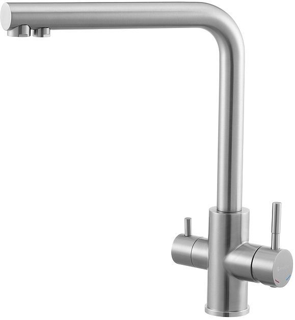 Смеситель для кухни Knotlor Streamline SS-08 цвет Матовая сталь